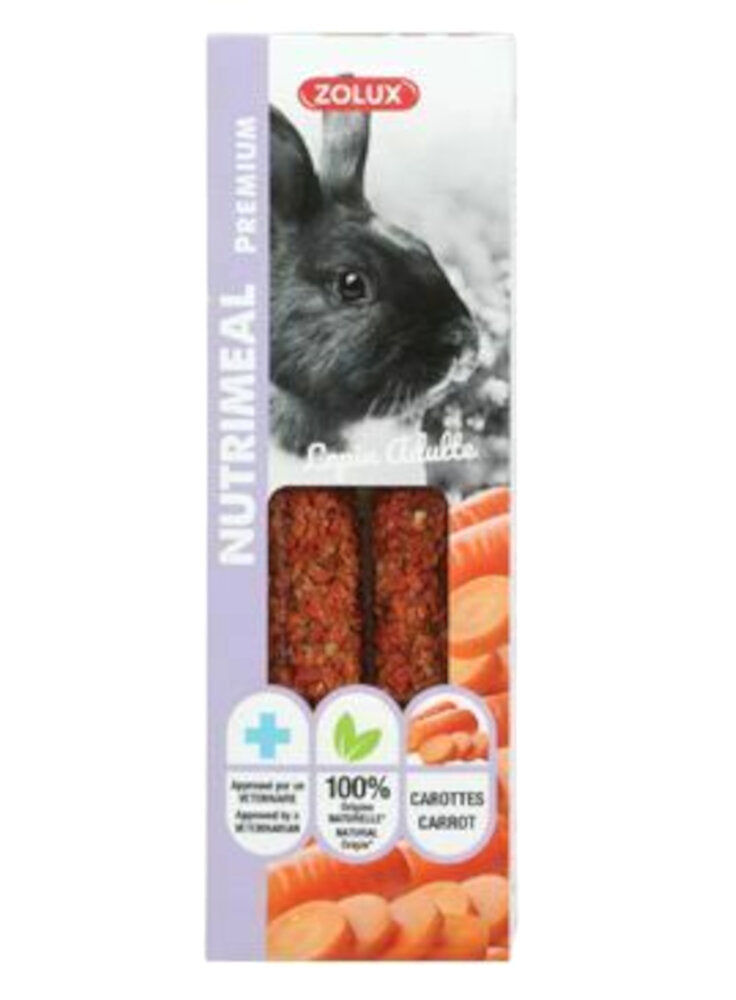 Zolux Stick Premium alla Carota 115g Snack per Conigli Zolux Stick Premium alla Carota 115g Snack per Conigli